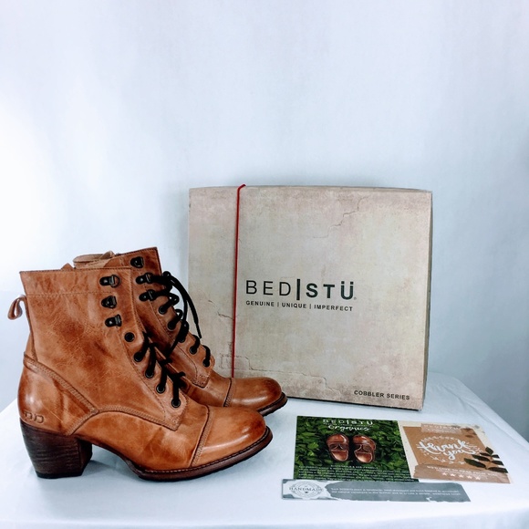 Bed Stu Shoes Bed Stu Womens Judgement Boot Leather Distressed